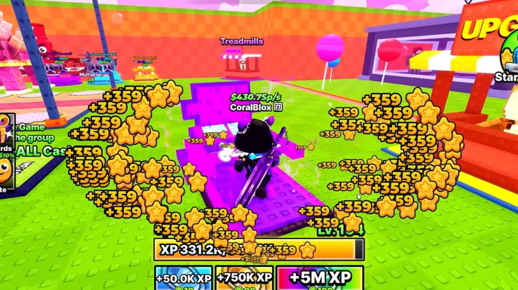 Roblox +1 Speed Be a Lucky Block! Gameplay