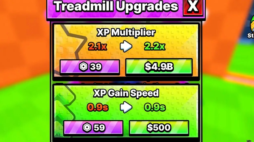 Roblox +1 Speed Be a Lucky Block! - Treadmill Upgrades