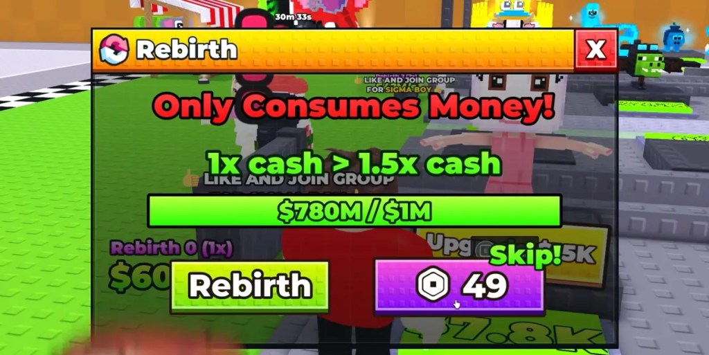 Skateboard for Brainrots Rebirth